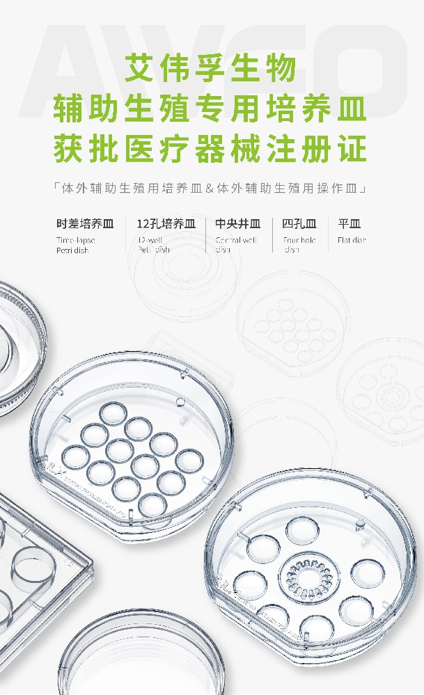 喜報 | 艾偉孚生物輔助生殖專用培養(yǎng)皿已獲批醫(yī)療器械注冊證!